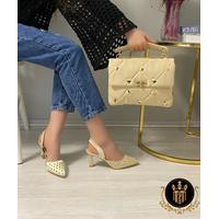 Miss Melisa Shoe and Bag 2024 Stylish Design for Special Invitations T246