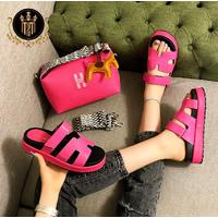 Miss Melissa Zapato y Bolso HERMES Pantuflas TSH 1