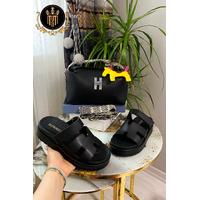 Miss Melissa chaussure et sac HERMES pantoufles TSH 3